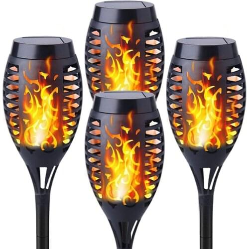 Solar Flame Light, Yohencin Solar Garden Torches with Realistic Flames Waterproof Garden Lamp for Outdoor Garden, Balcony, Pathw