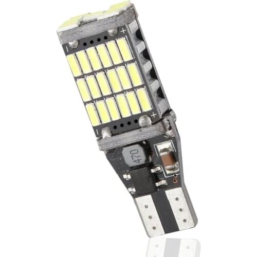 T15 W16W LED 921 912 Super Bright 45 SMD 4014 LED Canbus No ERROR Car Backup Stop Reserve Light Brake Lamp White 12V
