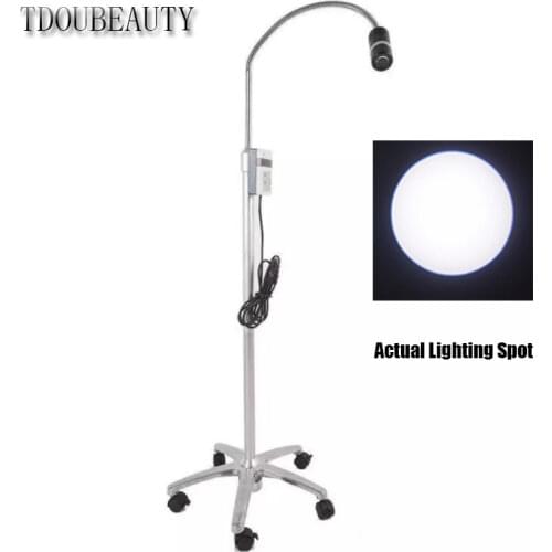 TDOUBEAUTY New JD1200L 12W Mobile Movable Obstetric LED Exam Lamp Halogen Light Free Shipping