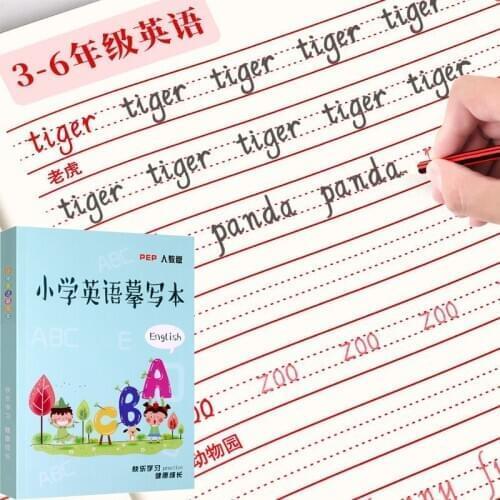 English Copybook For Grades 3-6 Children For Kid Chinese Kindergarten Miaohong Libros Livros Livres Kitaplar Art Books Comics