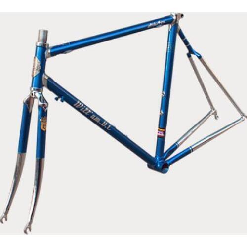 Vintage bike frame/fork retro bicycle Reynolds Pipe 525/725/853 frame bicycle accessories Custom frame columbus pipe frame