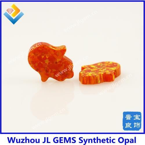 10pieces/lot)Hot sale 11*13mm Synthetic Orange color OP31 Opal Hamsa/Opal Hand with wholesale price