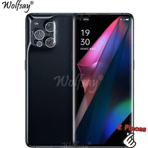 2PCS Nano Camera Glass For Oppo Find X3 Pro Lens Screen Protector For Oppo Find X3 Pro Tempered Glass For Oppo Find X3 Pro 6.7"