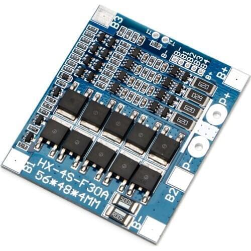 4S 30A 12.8V w/Balance 3.2V LiFePo4 LiFe 18650 Battery BMS Protection PCB Board