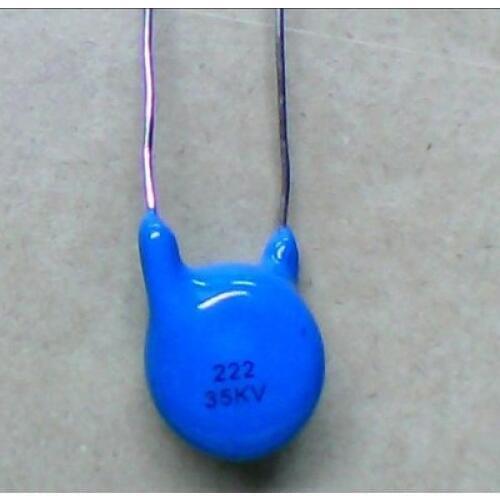 5pcs/lot High-voltage ceramic capacitor 35KV 222 2200P