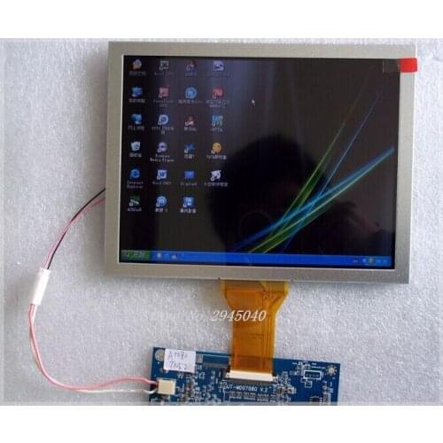 Free shipping HDMI-VGA -2AV LCD driver board +OSD keypad +Remote control with receive +8 inch LCD panel AT080TN52 EJ080NA-05A 80