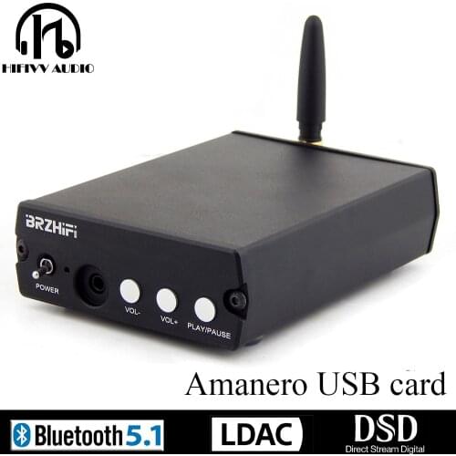 Bluetooth 5.0 HIFI Audio USB Decoder DAC Of Amplifier Player ES9038Q2M + XMOS XU308 With 3.5mm JACK RCA output