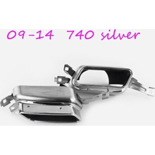 For BMW 7series 2009 2010 2011 2012 2013 2014 Car Exhaust System Modified Upgrade Exhaust Pipes Muffler Tail Tip