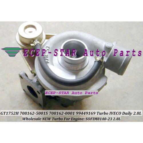 GT1752H 708162-5001S 708162-0001 708162 99449169 Turbo Turbine Turbocharger Fit For IVECO Daily 2.8L T Engine SOFIM8140-23 2.8L