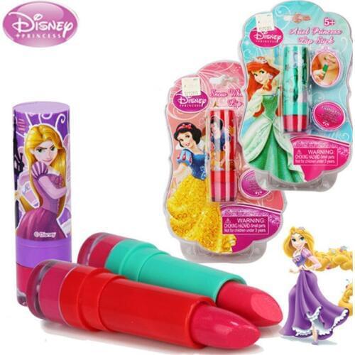 Disney toys for girls Childrens Cosmetics Girls Safe Non-toxic Moisturizing Lipstick Lipstick Baby Lip Gloss girls toys frozen