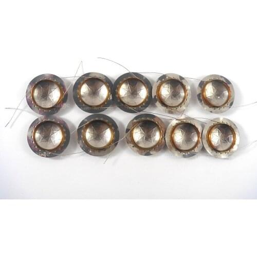 10pcs 25.4mm Tweeter Voice Coil Titanium Diaphragm Drive 25.5core KSV Treble Speaker Repair DIY 6ohm 8ohm