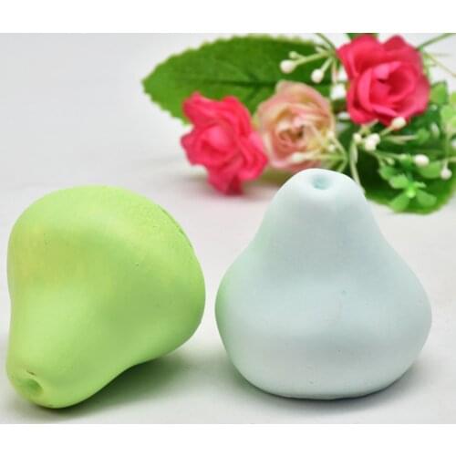 Fashion 3D Handmade Pear Shape Silicone Mould Aromatherapy Gypsum Mold Cupcake Props Fondant Candy Soap Candle Mould