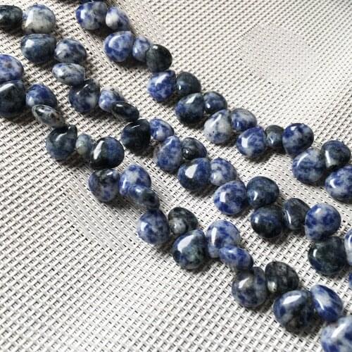 Natural Stone Water Drop Shape Loose Beads Sodalite Semifinished String Bead for Jewelry Making DIY Bracelet Necklace Accessorie