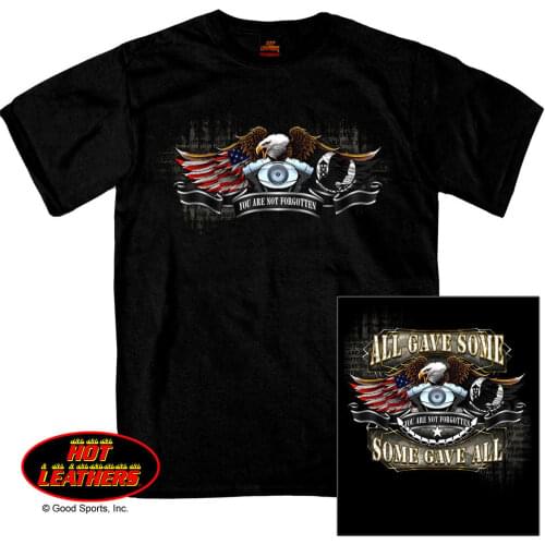 2019 New MenS All Gave Some - Some Gave All POW MIA You Are Not Forgotten Design T Shirt #1031 Tee Shirt