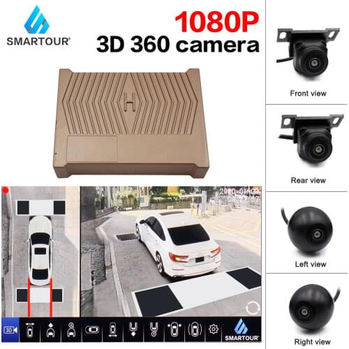 New Bird View 360 Car Bird View System Rear View Camera 1080P 3D AHD Night Vision Front View Camera Surround View Car DVR