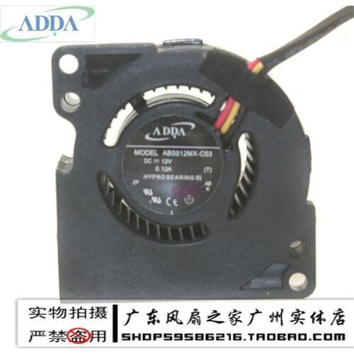 Wholesale FOR ADDA AB5012MX-C03 5020 5CM Association turbo blower fan 12V 0.12A speed hydraulic bearing