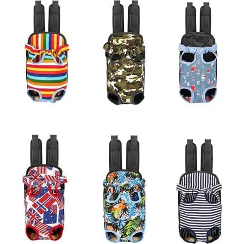 Luxury Pet Prodcuts Portable Carrier for Cat Breathable Cartoon Print Canvas Dog Bag Backpack Puppy Travel Carrier for Small Dog