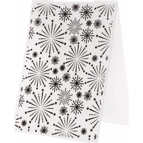 Plastic Embossing Folder Template for DIY Scrapbook Photo Album Card Paper Craft Christmas Snowflake-S001