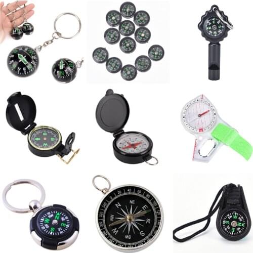 Outdoor Camping Hiking Plastic Compass Compass Proportional Footprint Travel Military Compass Tools travel kits
