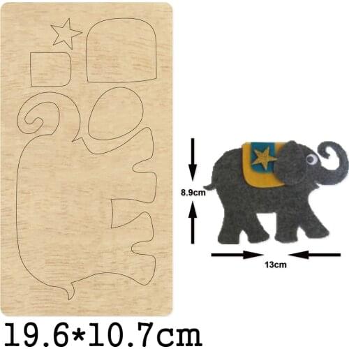 Elephant cutting dies 2020 new die cut &wooden dies Suitable for common die cutting machines on the market