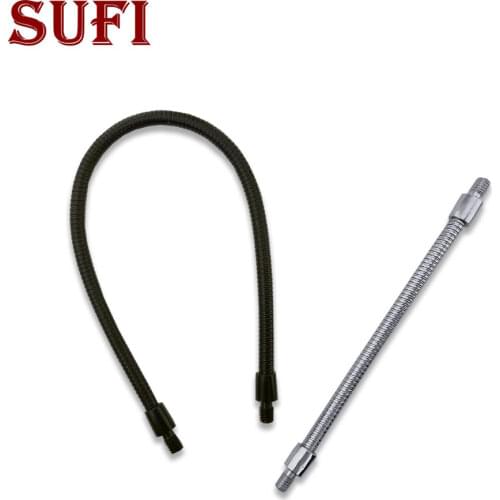 10/20/30/40cm LED hose M4 black silver microphone positioning gooseneck two external teeth M4 flexible snake tube