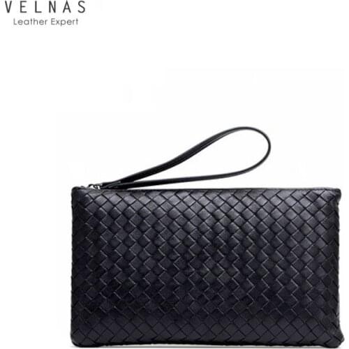 Woven Clutch Unisex Leather 2020 New Fashion Casual Large Capacity Bag Clutch Clutch Trendy Clutch