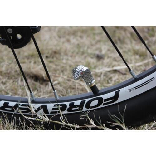 Bicycle motorcycle car univeral cobra- like valve cap cycling Ventile Air Stems snake Cover