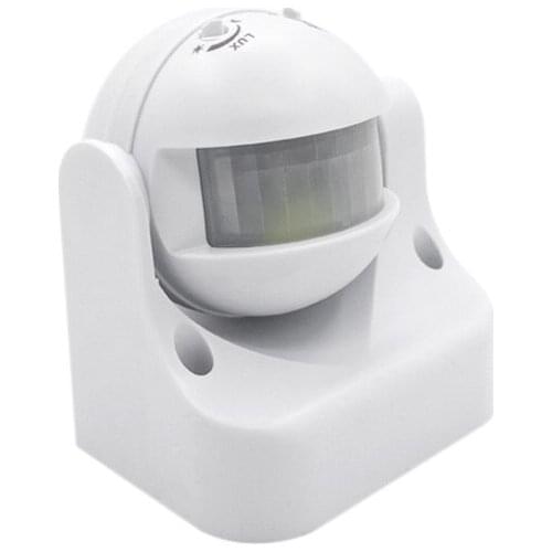 AC220V rainproof outdoor human body infrared sensor switch 12m relay sensor adjustable intelligent