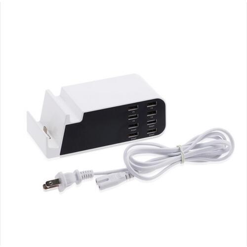 8-port usb charger fast charging smart socket multi-port usb charging socket bracket IOS Samsung Type-c