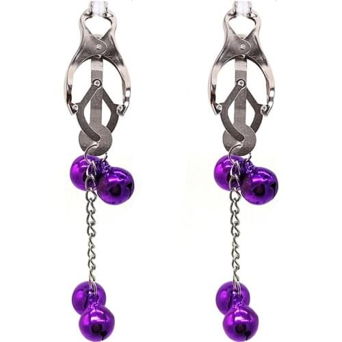 Nipple Clamps Clips Metal Torture Slave Bdsm Breast Bondage Restraint Sex Toy For Women Couple Play Game