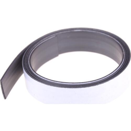 1M Soft Rubber Magnetic Strip Self Adhesive Flexible Magnet DIY Stripe Tape