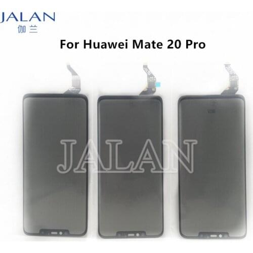 1pcs Touch Glass With Polarizer Lcd Glass Digitizer Panel For Huawei Mate 20 pro Front Glass Touch Screen Replacement Repair