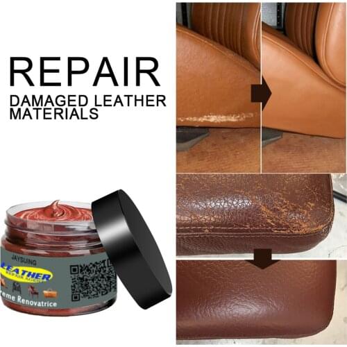 1PC Advanced Leather Repair Gel Car Seat Home Leather Complementary Color Repair Leather Sofa Repair Cream Leather Wash Tools