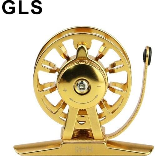 2020 golden HI series full metal front hit wheel high strength aluminum alloy body ice fishing reel fishing reel