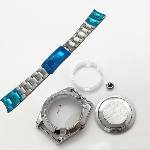 39mm sapphire glass self-winding 316L shell steel belt set for ETA 2824 2836 Miyota 8215 Mingzhu2813 movement