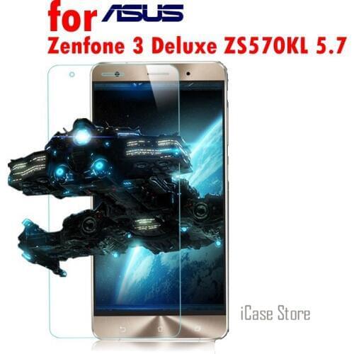 9H 2.5D Tempered Glass Screen Protector For Asus Zenfone 3 Deluxe ZS570KL case ZS570 570 570Kl film For ASUS ZS570KL case