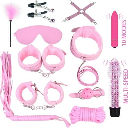 Lots Sex Toys for Woman Adults Butt Anal Plug Vagina Vibrator BDSM Bondage Set Erotic Intimate Goods Shop Couples Slave Games