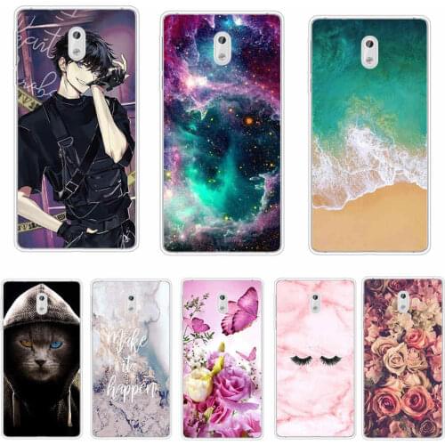 Case for Nokia 3 case cover soft tpu silicone phone housing shockproof Nokia 3 Coque bumper cute dog cat