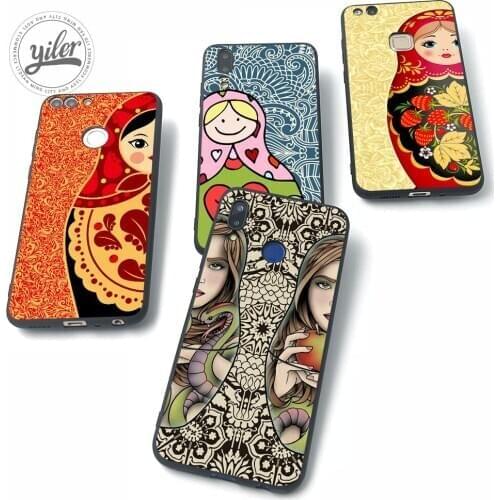 Matryoshka For Huawei P20 lite Case for Huawei NOVA 3 3i Cases for Huawei P20 Pro P30 P9 lite P10 lite Plus P Smart 2019 Cases