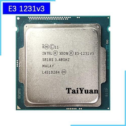 Intel Xeon E3-1231 v3 E3 1231 V3 E3 1231V3 3.4 GHz Quad-Core CPU Processor 8M 80W LGA 1150