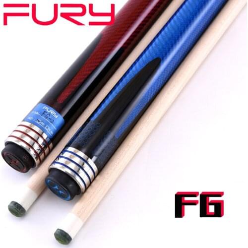 FURY FG Pool Cue 11.75mm/13mm Tiger Emerald Tip With Case Carbon Fiber Braided Technologia Grip Professional Billiard Cue Stick