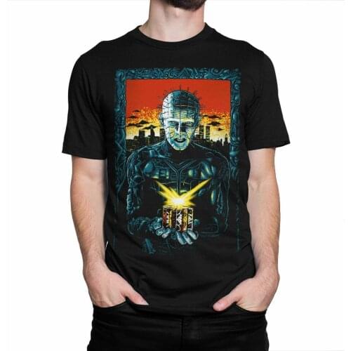 Cool Pinhead Horror Movie Hellraiser T-Shirt. Summer Cotton O-Neck Short Sleeve Mens T Shirt New S-3XL