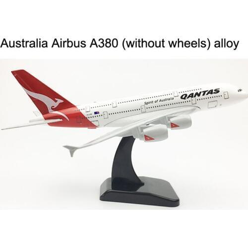 16CM 20CM AIR BUS A380 Airplane Model Australian Airbus A380 QANTAS Diecast Metal alloy Plane Airlines Aviation Aircraft Model
