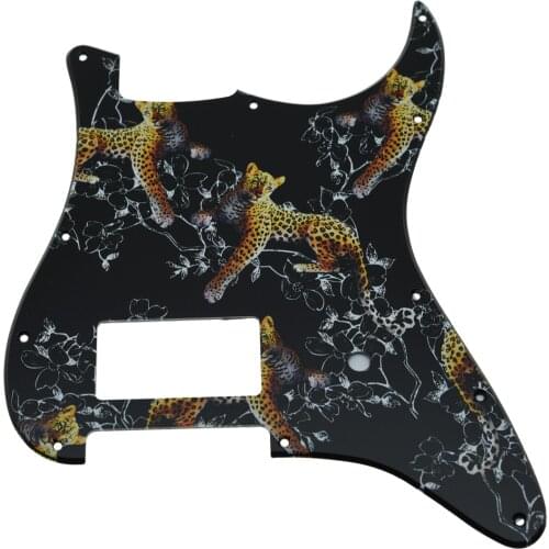 Dopro ST Strat One Humbucker 3D Printed plastic Guitar Pickguard Scratch Plate Fits for Fender Delonge for Stratocaster