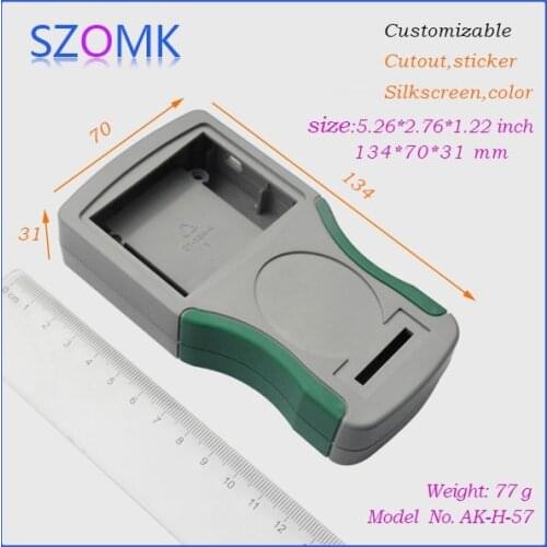 One piece szomk high quality distribution handheld customizable electronics enclosures for pcb electronical project case