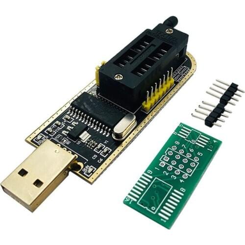 CH341A 24 25 Series EEPROM Flash BIOS USB Programmer Module SOIC8 SOP8 Test Clip For EEPROM 93CXX / 25CXX / 24CXX