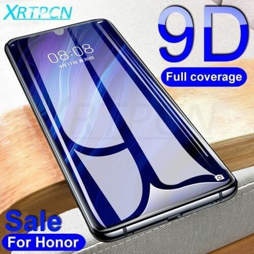9D Tempered Glass on For Huawei Honor 10 20 Lite V10 V20 10i 20i 20s Screen Protector For Honor 8X 9X 8A 8S Glass Safety Film