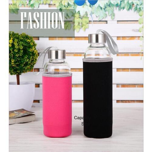 ZOUNICH Glass Water Bottles