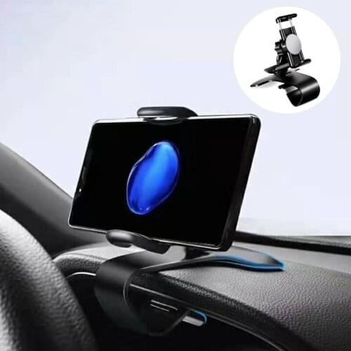 1Pc Mobile Phone Clip Holder Cell Phone Holder GPS Bracket Stand Phone Holder Mount Phone Holder with Full-Angle Rotation