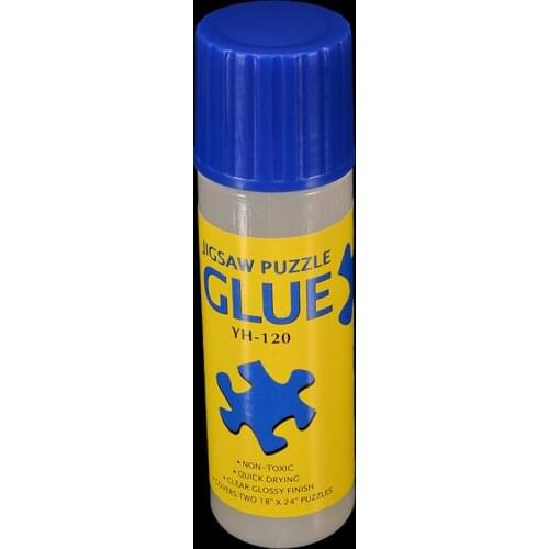 120ml Safe Clear Glue Stick Papers Jigsaw Puzzle Conserver Glue Non-Toxic Fast Dry Gel for Puzzle Hobbyist Collector
